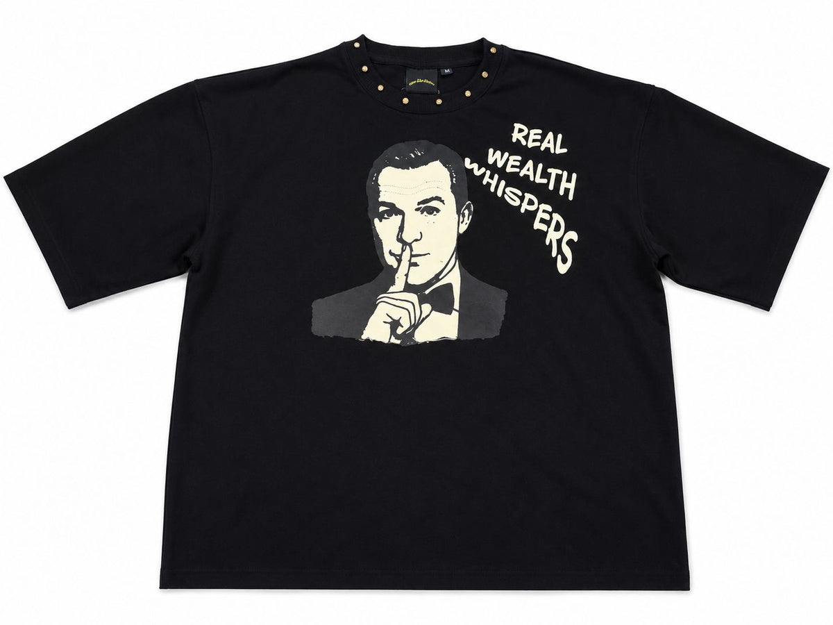 REAL WEALTH WHISPERS Shirts (collection) Black
