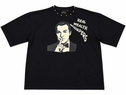REAL WEALTH WHISPERS Shirts (collection) Black